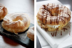 Plikytos tešlos žiedai su varške: skonis primena ledus