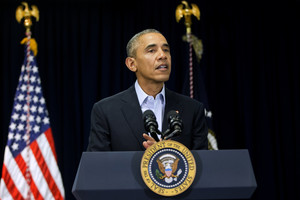 Barackas Obama pasveikino Lietuvą ir pagyrė už lyderystę