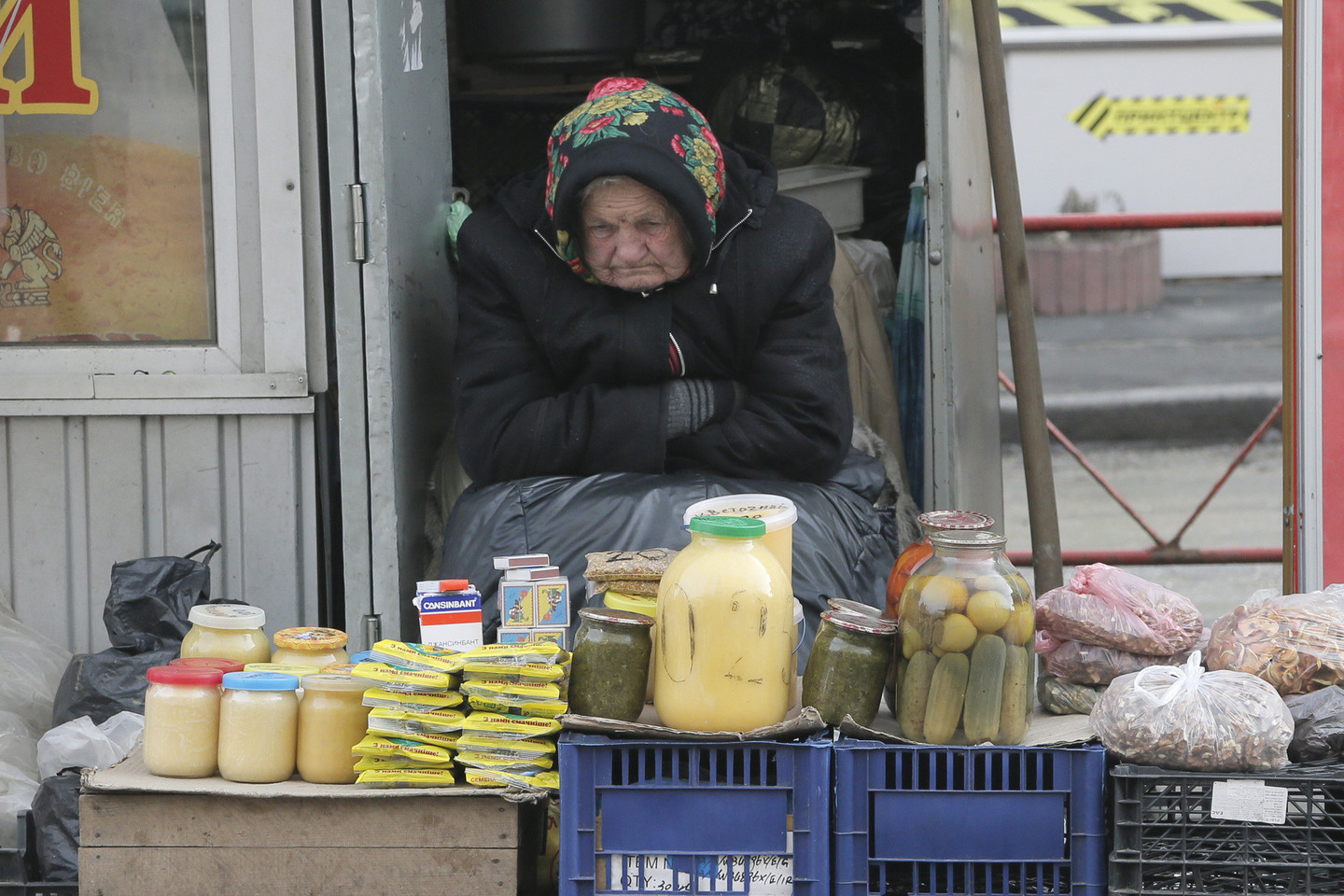 Kijevas uždraudė Rusijos vilkikų tranzitą per Ukrainos teritoriją.