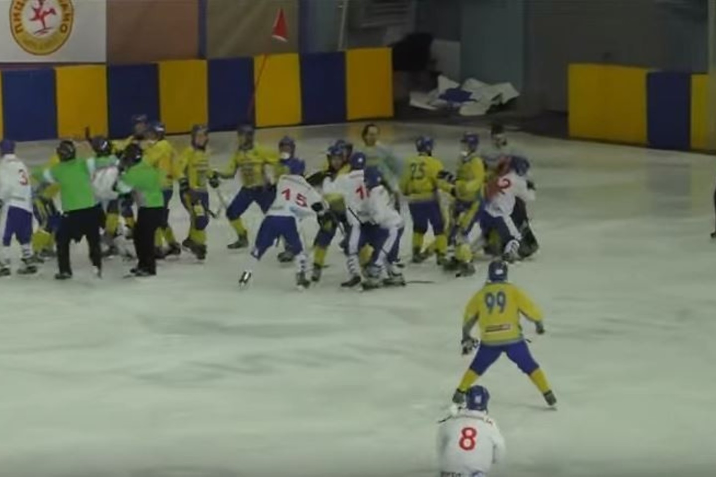 Mongolijos ir Ukrainos rinktinių muštynės