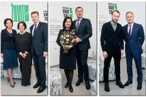 Pasveikinti galerijos „Vartai“ įkūrėjos rinkosi šalies elitas