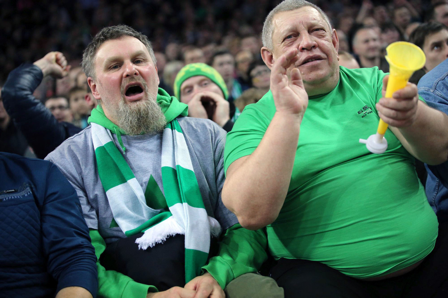 „Žalgiris“ gali pasigirti ištikimais sirgaliais.