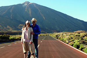 Prodiuseris Egmontas Bžeskas Tenerifėje išvydo sniegą