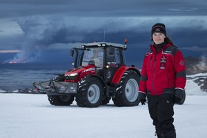 Pietų ašigalį pasiekusi traktorininkė: „Pas jus ne taip šalta?“