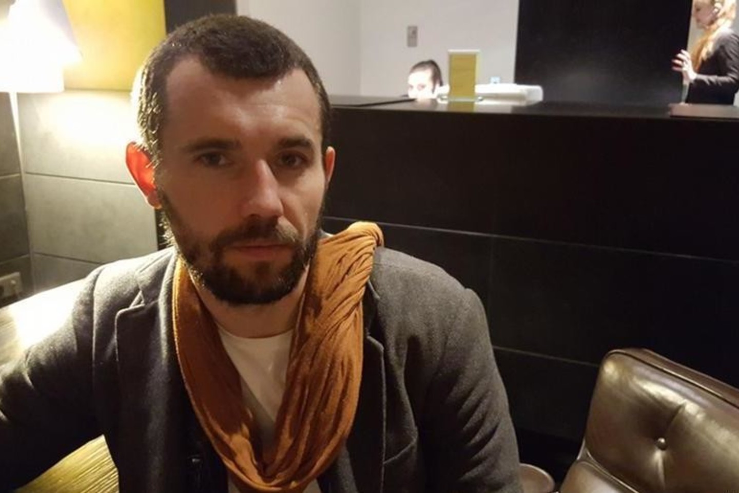 Režisierius M.Kvedaravičius savo naują filmą „Mariupolis“ pristatė Berlyno kino festivalyje.