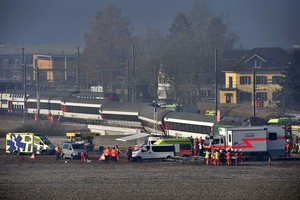 Šveicarijoje XIX amžiaus traukinio avarijoje sužeisti 16 žmonių