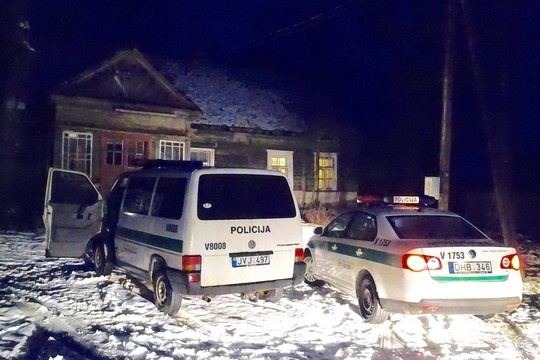 Vilniaus r. nudurtas vyras, nužudymu įtariamas sūnus sulaikytas