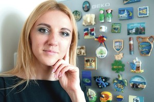 Visos Daivos Žeimytės kelionės – ant šaldytuvo