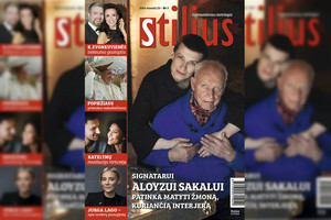 Aloyzas Sakalas su žmona Daiva įsileido į savo meilės lizdą