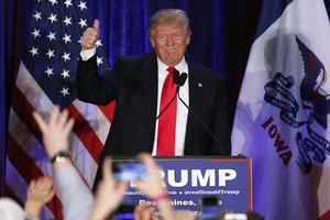 D. Trumpas laimėjo balsavimą respublikonų sueigose Nevadoje