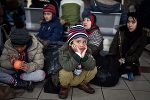 Graikijoje migrantai užtvėrė greitkelį