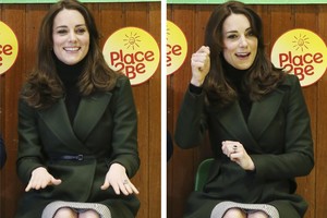 Pamatykite: dainuojanti ir žaidžianti Kembridžo kunigaikštienė