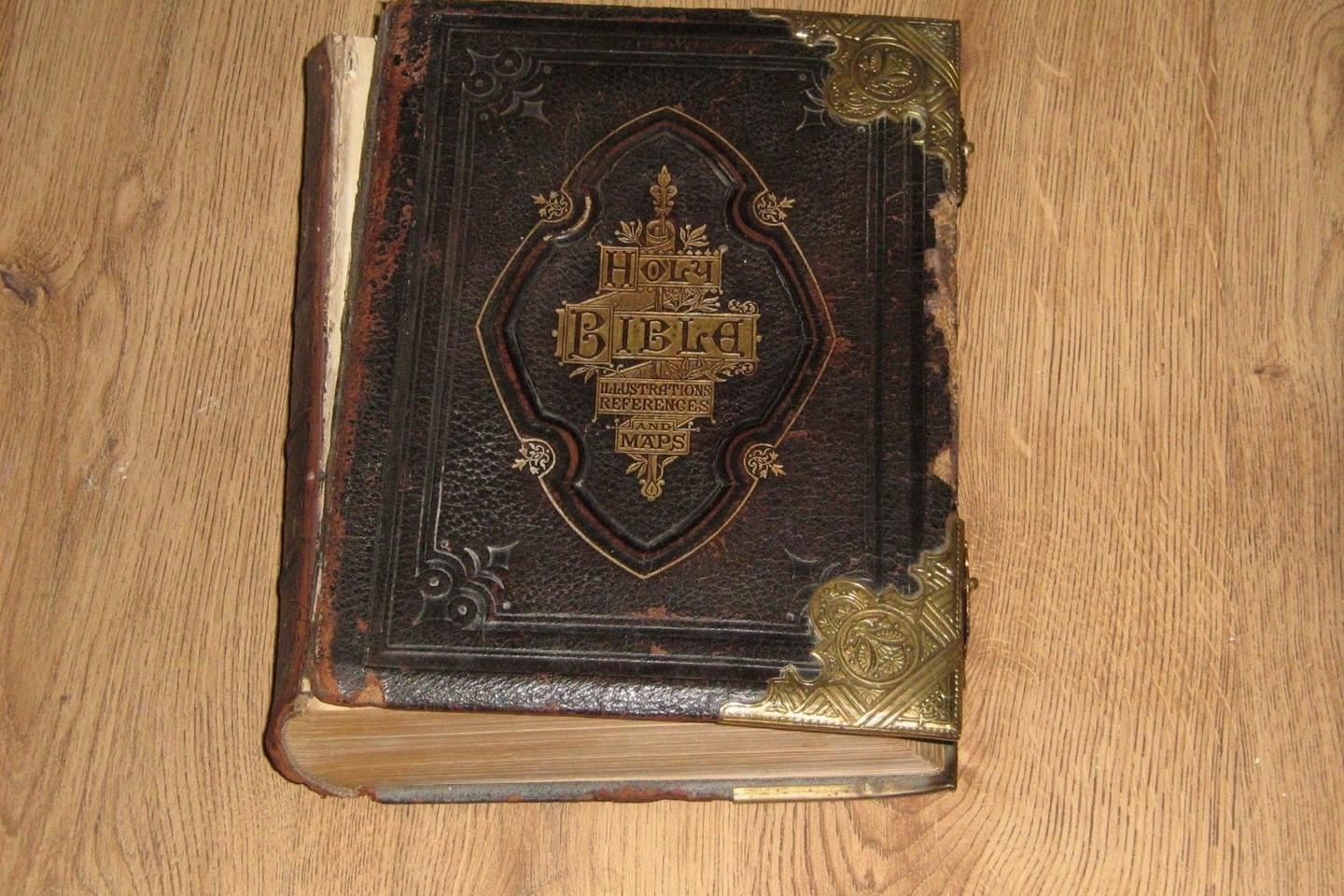 Biblija išleista 1880-ųjų pradžioje.<br>Ebay nuotr.