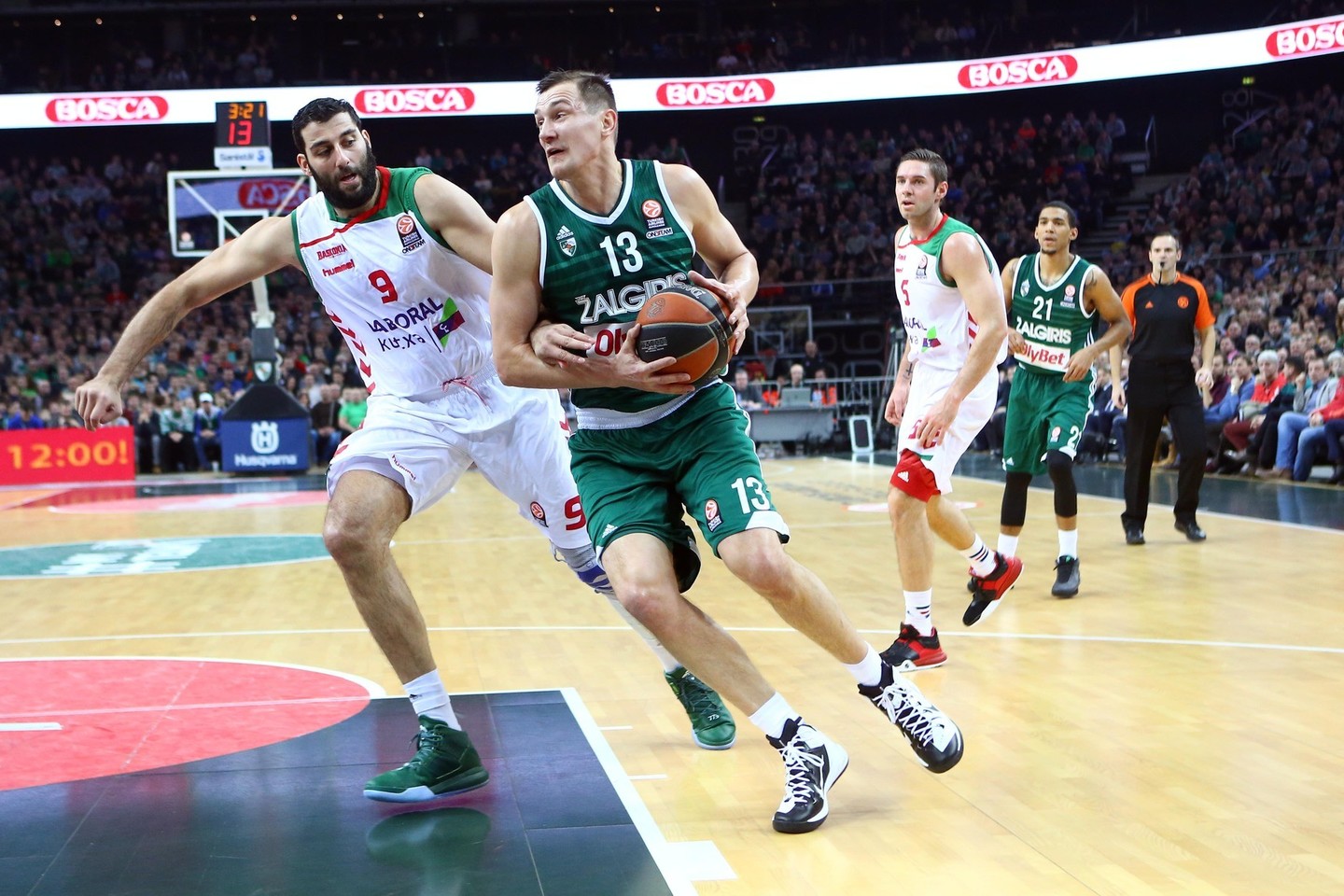 Kauno „Žalgiris“ kovojo namie su „Laboral Kutxa“ ir pralaimėjo