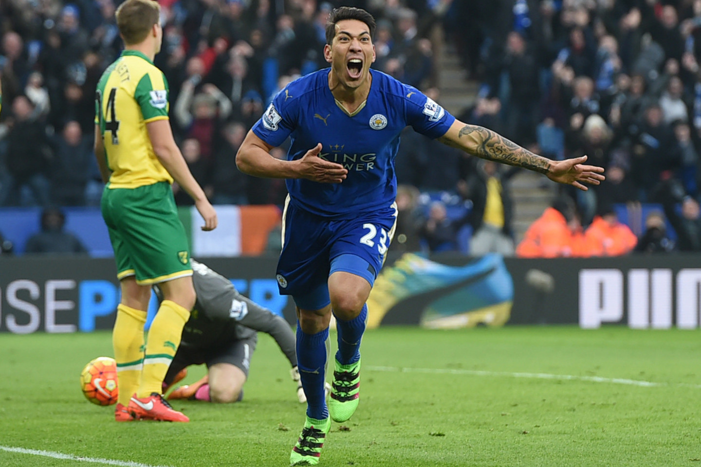 Rungtynių didvyrių tapo Leonardo Ulloa.