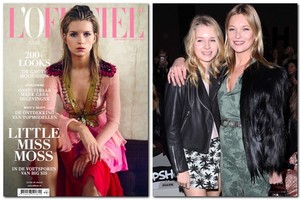 Kate Moss sesuo pirmą kartą atsidūrė ant žurnalo viršelio