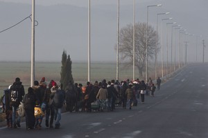 Graikijos ir Makedonijos pasienyje įstrigo 7 000 migrantų