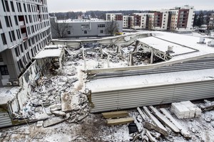 Rygoje vyko protestas prieš „Maxima“ griūties bylos vilkinimą