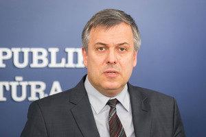 Prokuroras I. Mikelionis piketą prie savo namų laiko spaudimu