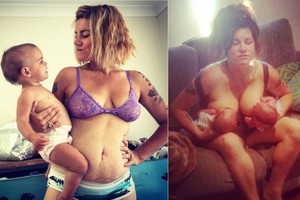 Dvynukų mama drėbė nepatogią tiesą apie žindymą