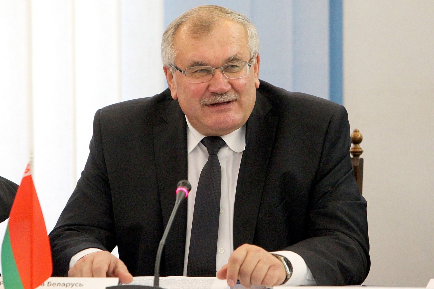 Baltarusijos energetikos ministro pavaduotojas Michailas Michadiukas.<br>Asmeninio archyvo nuotr.