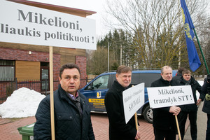 Prokuratūra pradėjo tyrimą dėl piketo prie I.Mikelionio namų