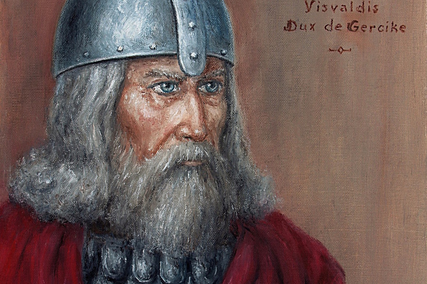 A.Slapšio piešinyje – viduramžių Lietuvos valdovas.