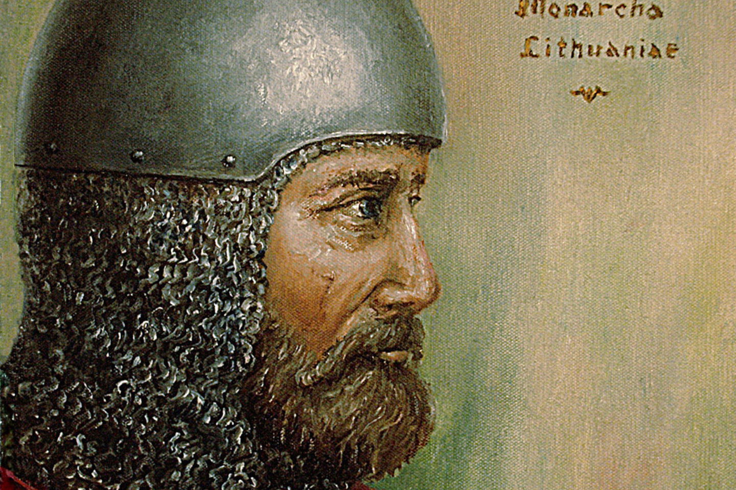A.Slapšio piešinyje – viduramžių Lietuvos valdovas.