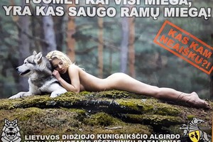 Karių reklama su nuoga mergina feisbuke sukėlė audrą