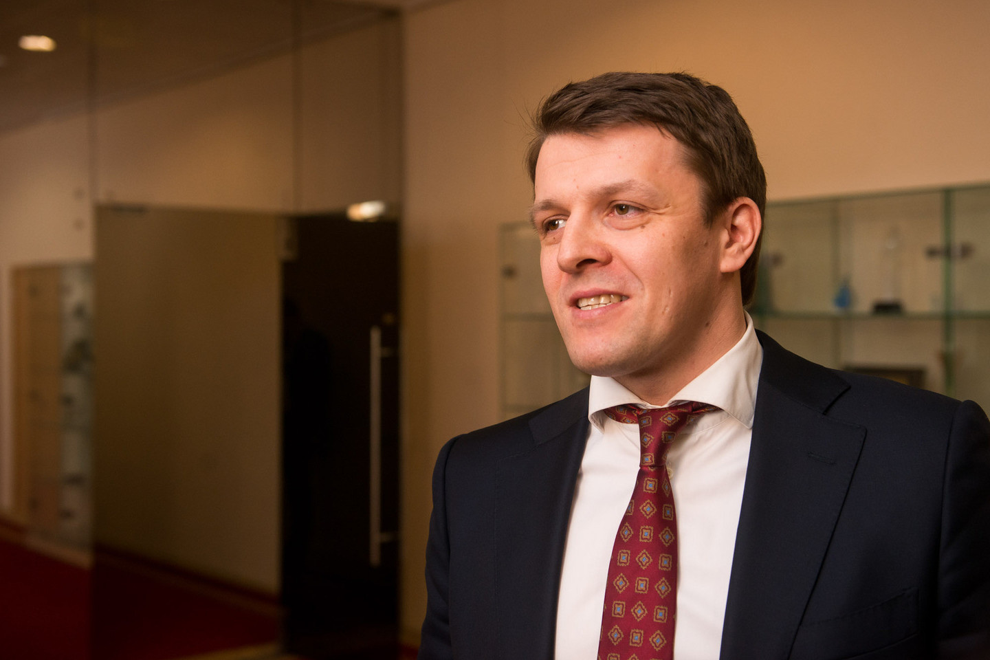 Lietuvos Ūkio ministras Marius Skarupskas tikisi ,kad bus užmegztas ilgalaikis bendradarbiavimas<br>J.Stacevičiaus nuotr.