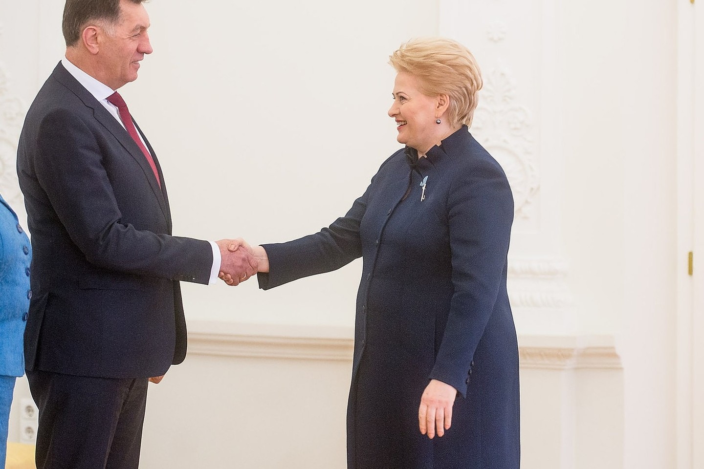 A. Butkevičius apie prezidentę „Kai kalbamės akis į akį viskas būna normalu, o paskui pasipila keisti pareiškimai“.<br>T.Bauro nuotr.