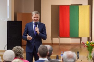 Akyli vilniečiai susitikime su meru pastebėjo šiurkščią klaidą