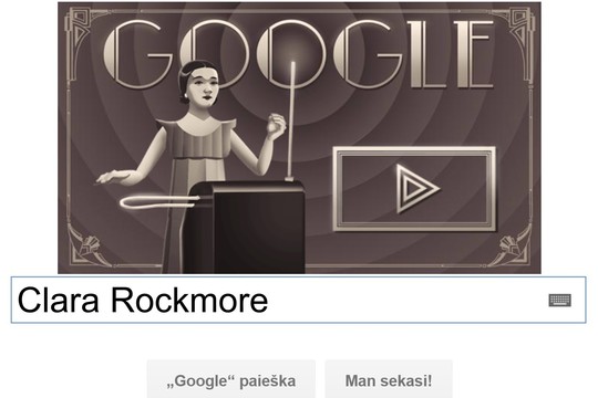 „Google“ visame pasaulyje pagerbė litvakę teremino virtuozę
