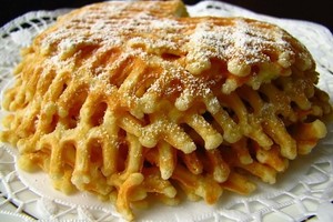 Naminių vaflių tortas