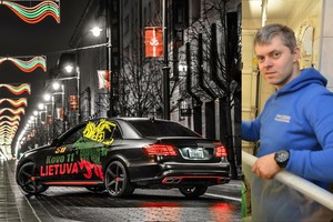 Patriotiško mersedeso savininkas: „Neemigruosiu ir neišduosiu“