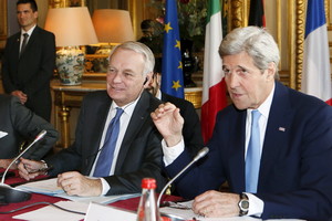 J.Kerry susitiko su ES diplomatais aptarti Sirijos taikos derybų