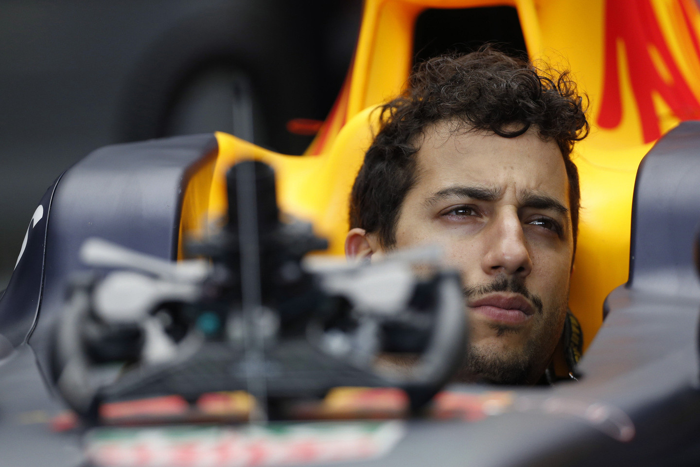 D.Ricciardo treniruojasi.<br>AFP/Scanpix nuotr.