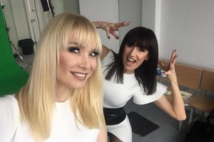 Natalija Bunkė ir Katažina Zvonkuvienė: šukuosenos – lyg dvynių