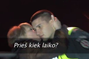 Prabilo diktorę Reginą Jokubauskaitę sulaikęs pareigūnas