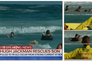 Aktorius Hugh Jackmanas išgelbėjo savo skęstantį sūnų