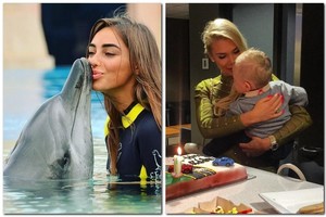 Savaitės asmenukės: bučinys delfinui ir J.Valančiūno gimtadienis