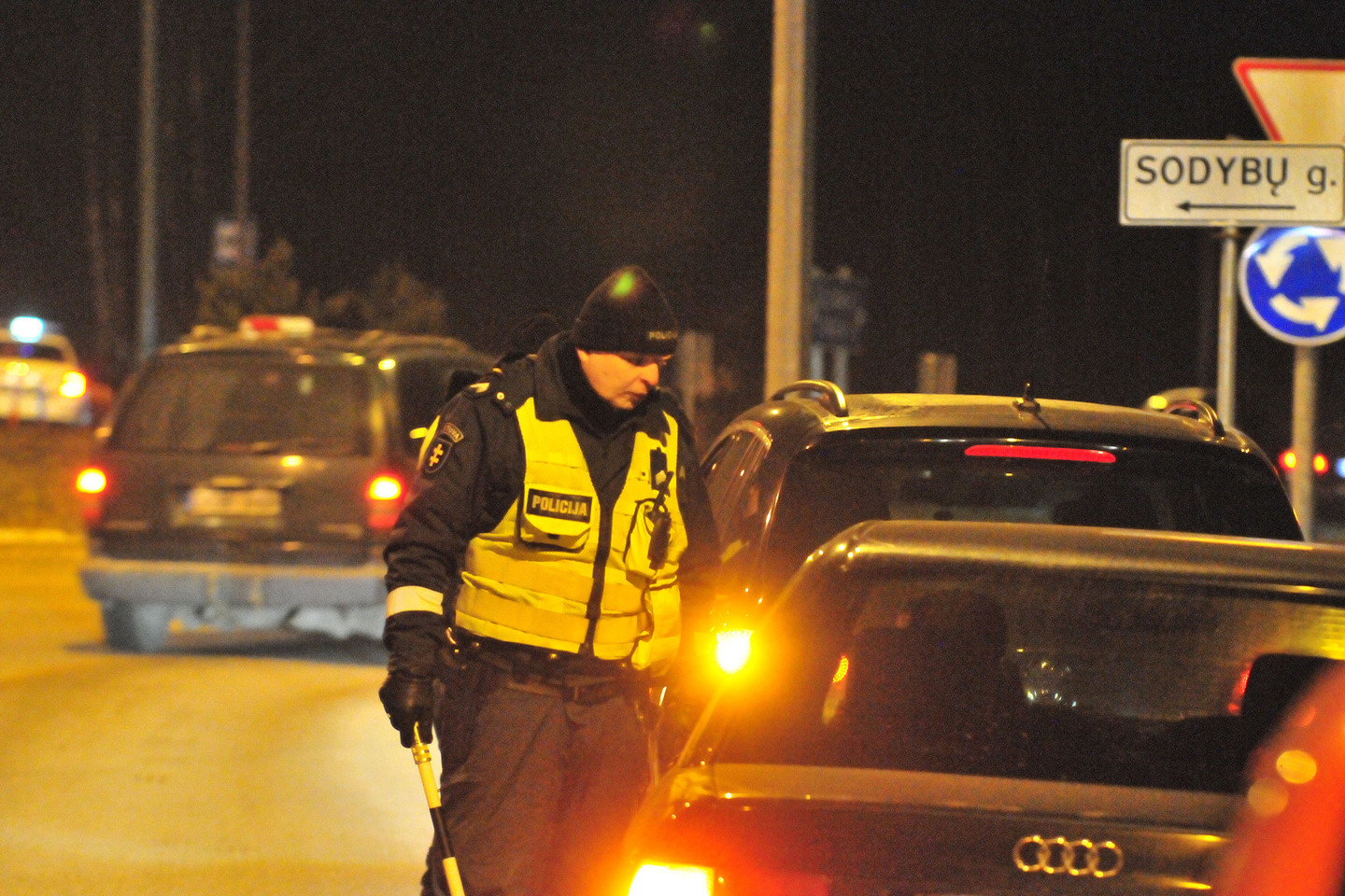 Tokius reidus Vilniaus kelių policijos pareigūnai sostinėje žada organizuoti ir ateityje.<br>A.Vaitkevičiaus nuotr.