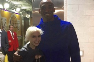 Simona Milinytė per šventes susitiko krepšininką Kobe Bryantą