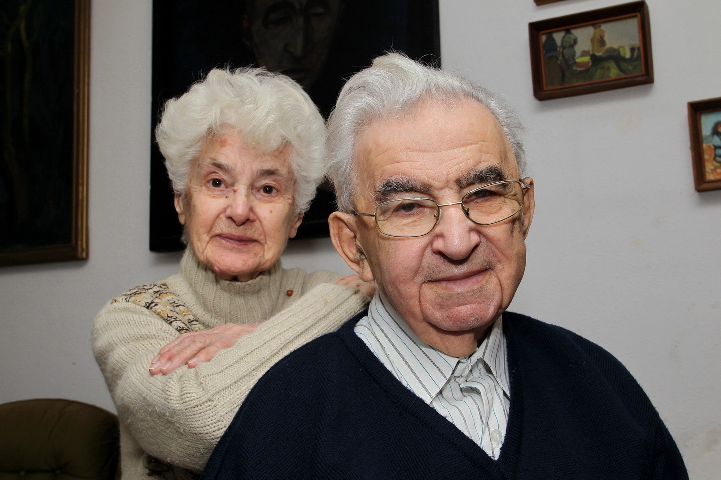 G.Kanovičius su žmona Olga.<br>D.Fligelio nuotr.