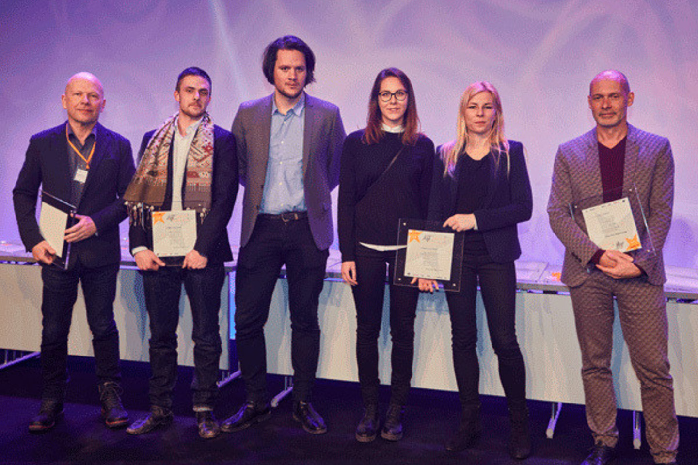 Apdovanojimą už „Rasų namus“ atsiėmė vienas iš projekto autorių Rolandas Palekas.<br>„Vipcommunications“ nuotr.