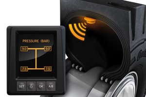 Nauja įranga leis vežėjams nuotoliniu būdu stebėti padangų slėgį