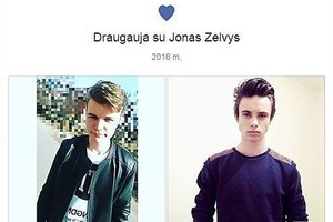 Viešai pora pasiskelbę vaikinai vienas kitą myli per atstumą