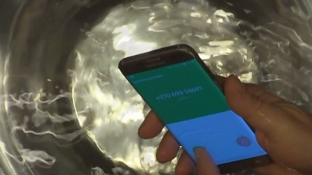 Kaip su „Samsung Galaxy S7“ kalbėti po vandeniu