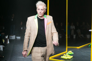 Saulius Prūsaitis žengė mylimosios Agnės Kuzmickaitės podiumu