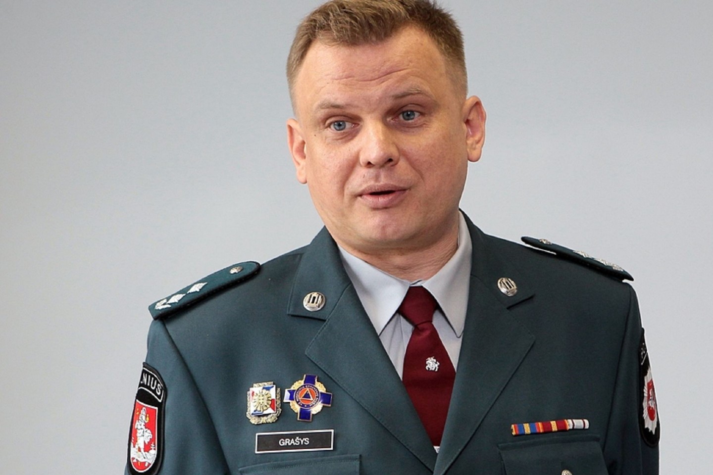 Naujasis kelių policijos tarnybos vadovas V.Grašys.